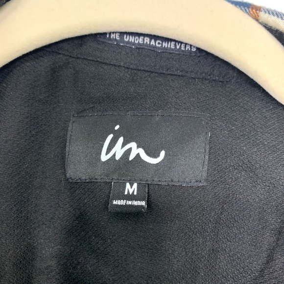 IM Imperial Motion 100% Cotton Red‎ Plaid Flannel Button Down Sz M - Picture 7 of 9